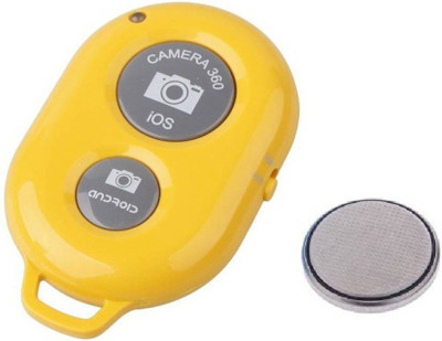 MEZIRE Camera Wireless Bluetooth Remote Controler Shutter For Selfie Stick-Tripod-Samrt Phone Camera Remote Control (Yellow) Camera Remote Control(Yellow)
MEZIRE Camera Wireless Bluetooth Remote Controler Shutter For Selfie Stick-Tripod-Samrt Phone Camera Remote Control (Yellow) Camera Remote Control(Yellow)