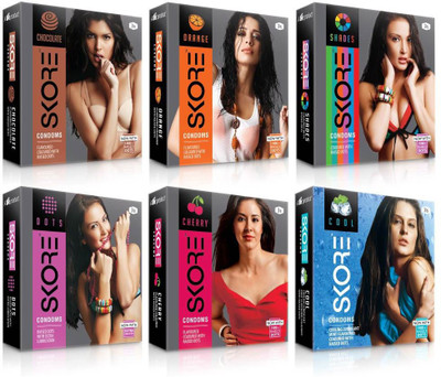 Skore Dotted ( Cherry, Chocolate, Cool, Dots, Orange, Shade ) Condom(Set of 6, 18S)
Skore Dotted ( Cherry, Chocolate, Cool, Dots, Orange, Shade ) Condom(Set of 6, 18S)