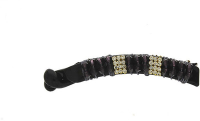 Anuradha Art Jewellery Banana Clip Banana Clip(Black)