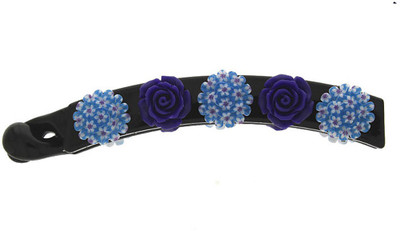 Anuradha Art Jewellery Banana Clip Banana Clip(Blue)