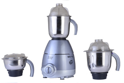 SAVVY MG-18 550 W Mixer Grinder(Grey, Silver, 3 Jars)