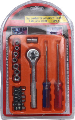 HSR Hand Tool Kit(17 Tools), Silver