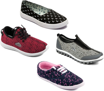 Asian Women Casual & Running Shoes Combo Pack of 4 Walking Shoes For Women(Multicolor
Asian Women Casual & Running Shoes Combo Pack of 4 Walking Shoes For Women(Multicolor