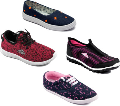 Asian Women Casual & Running Shoes Combo Pack of 4 Walking Shoes For Women(Multicolor
Asian Women Casual & Running Shoes Combo Pack of 4 Walking Shoes For Women(Multicolor