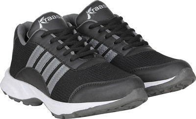 Kraasa Top-of-the-Line Running Shoes For Men(Black, Grey
Kraasa Top-of-the-Line Running Shoes For Men(Black, Grey