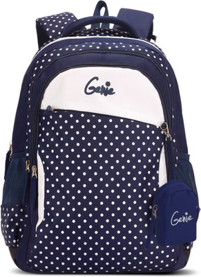 Genie CLASSIC 30 L Backpack(White, Blue)