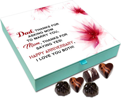 Chocholik Gift Box - Happy Anniversary I Love You Both Chocolate Box - 9pc Truffles(108 g)
Chocholik Gift Box - Happy Anniversary I Love You Both Chocolate Box - 9pc Truffles(108 g)