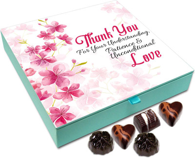 Chocholik Gift Box - Thank You For Your Patience And Unconditional Love Chocolate Box - 9pc Truffles(108 g)
Chocholik Gift Box - Thank You For Your Patience And Unconditional Love Chocolate Box - 9pc Truffles(108 g)