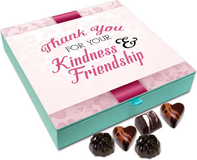 Chocholik Gift Box - Thank You For Your Kindness And Love Chocolate Box - 9pc Truffles(108 g)
Chocholik Gift Box - Thank You For Your Kindness And Love Chocolate Box - 9pc Truffles(108 g)