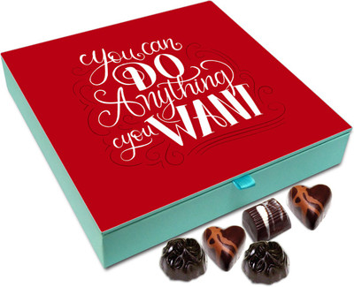 Chocholik Gift Box - You Can Do Anything You Want Chocolate Box - 9pc Truffles(108 g)
Chocholik Gift Box - You Can Do Anything You Want Chocolate Box - 9pc Truffles(108 g)