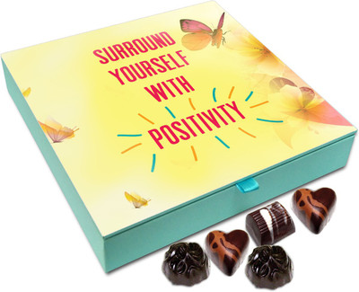 Chocholik Gift Box - Surround Yourself With Positivity Chocolate Box - 9pc Truffles(108 g)
Chocholik Gift Box - Surround Yourself With Positivity Chocolate Box - 9pc Truffles(108 g)