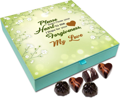 Chocholik Gift Box - Please Don't Close Your Heart For Me Chocolate Box - 9pc Truffles(108 g)
Chocholik Gift Box - Please Don't Close Your Heart For Me Chocolate Box - 9pc Truffles(108 g)
