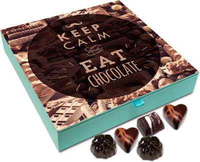 Chocholik Gift Box - Keep Calm And Eat Chocolate Chocolate Box - 9pc Truffles(108 g)
Chocholik Gift Box - Keep Calm And Eat Chocolate Chocolate Box - 9pc Truffles(108 g)