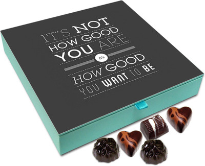 Chocholik Gift Box - It's Not How Good You Are Chocolate Box - 9pc Truffles(108 g)
Chocholik Gift Box - It's Not How Good You Are Chocolate Box - 9pc Truffles(108 g)