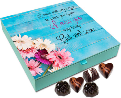 Chocholik Gift Box - I Can't Wait Any Longer To Meet You Again Chocolate Box - 9pc Truffles(108 g)
Chocholik Gift Box - I Can't Wait Any Longer To Meet You Again Chocolate Box - 9pc Truffles(108 g)