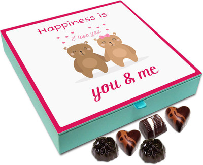 Chocholik Gift Box - Happiness Is You And Me Together Chocolate Box - 9pc Truffles(108 g)
Chocholik Gift Box - Happiness Is You And Me Together Chocolate Box - 9pc Truffles(108 g)