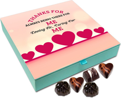 Chocholik Gift Box - Thanks For Always Being There For Me Chocolate Box - 9pc Truffles(108 g)
Chocholik Gift Box - Thanks For Always Being There For Me Chocolate Box - 9pc Truffles(108 g)