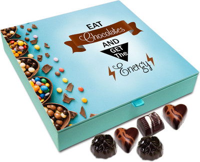 Chocholik Gift Box - Eat Chocolates and Get the Energy Chocolate Box - 9pc Truffles(108 g)
Chocholik Gift Box - Eat Chocolates and Get the Energy Chocolate Box - 9pc Truffles(108 g)
