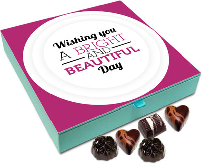 Chocholik Gift Box - Wishing You A Bright And Beautiful Day Chocolate Box - 9pc Truffles(108 g)
Chocholik Gift Box - Wishing You A Bright And Beautiful Day Chocolate Box - 9pc Truffles(108 g)