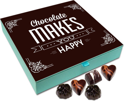 Chocholik Gift Box - Chocolate Makes You Happy Chocolate Box - 9pc Truffles(108 g)
Chocholik Gift Box - Chocolate Makes You Happy Chocolate Box - 9pc Truffles(108 g)