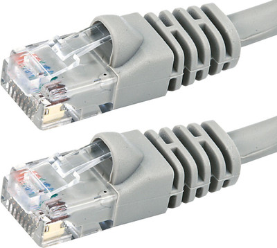 Molex CAT 6 Patch Cable 10ft Cable Patch Cable(Compatible with Networking, Grey)