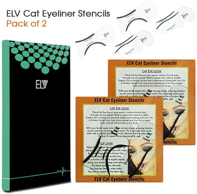ELV Cat Smokey Eye, Makeup Eyeliner Stencils, Repeatable Card Template Tools Kit Eyebrow Stencil(4)
ELV Cat Smokey Eye, Makeup Eyeliner Stencils, Repeatable Card Template Tools Kit Eyebrow Stencil(4)