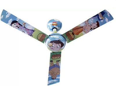 Usha Kids Fan Ladoo (Blue) 3 Blade Ceiling Fan(Multicolor, Pack of 8)