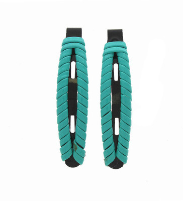Anuradha Art Jewellery Side Pin Tic Tac Clip(Turquoise)
