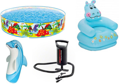 DINAARKAN COMBO OF 4 FEET BATH TUB AND 2.5 FEET INFLATABLE HIPPO CHAIR AND 3 FEET INFLATABLE HIT ME DOLPHIN WITH AIR PUMP Inflatable Pool(Multicolor)
DINAARKAN COMBO OF 4 FEET BATH TUB AND 2.5 FEET INFLATABLE HIPPO CHAIR AND 3 FEET INFLATABLE HIT ME DOLPHIN WITH AIR PUMP Inflatable Pool(Multicolor)
