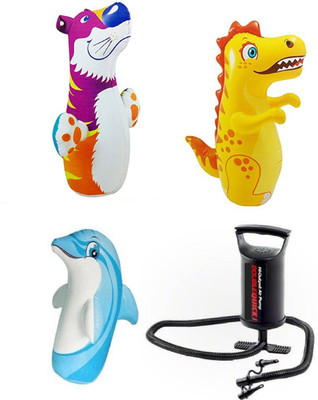 DINAARKAN COMBO OF 3 FEET INFLATABLE HIT ME TIGER, DOLPHIN AND DRAGON WITH AIR PUMP Inflatable Bouncer(Multicolor)
DINAARKAN COMBO OF 3 FEET INFLATABLE HIT ME TIGER, DOLPHIN AND DRAGON WITH AIR PUMP Inflatable Bouncer(Multicolor)