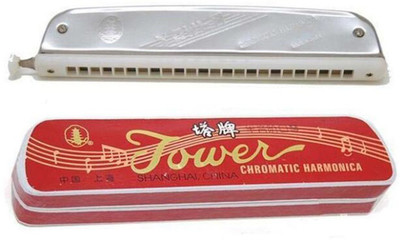 TRP TRADERS TOWER Mouth Organ/Harmonica Key-C With Scale change option(Silver)
TRP TRADERS TOWER Mouth Organ/Harmonica Key-C With Scale change option(Silver)