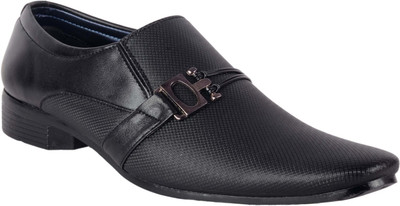AAIKEN Office Formal Shoes Slip On For Men(Black, 01;black