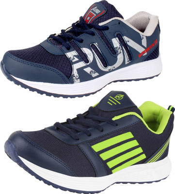Aero 02 Pair combo AMG Performance Running Shoes For Men(Navy, Green, Navy, Grey, Navy::pgreen::navy::lgrey
Aero 02 Pair combo AMG Performance Running Shoes For Men(Navy, Green, Navy, Grey, Navy::pgreen::navy::lgrey