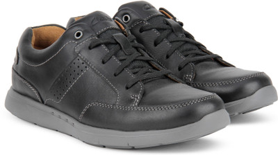 Clarks UnLomac Lace Black Leather Casual For Men(Black 
Clarks UnLomac Lace Black Leather Casual For Men(Black