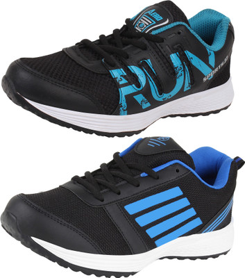 Aero 02 Pair combo AMG Performance Running Shoes For Men(Black, Blue, Black, Blue, Black::rblue::black::cyan
Aero 02 Pair combo AMG Performance Running Shoes For Men(Black, Blue, Black, Blue, Black::rblue::black::cyan