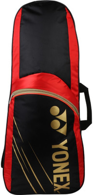 Yonex 2 in 1 BAG - SUNR 4722SK BT2-S Badminton Bag(Black, Kit Bag, Black;red