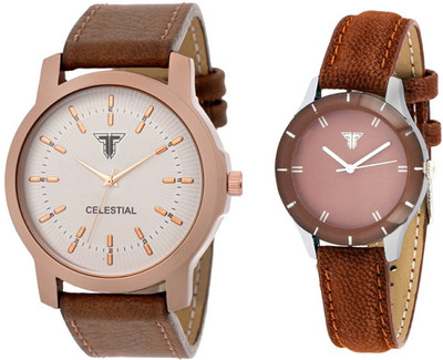 Traktime Multicolor Dial C ouple Combo Watch for Men And Women - Unique Leather Analog quartz Leather band Couple wrist Watch - For Couple
Traktime Multicolor Dial C ouple Combo Watch for Men And Women - Unique Leather Analog quartz Leather band Couple wrist Watch - For Couple