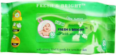 Dolphin52 Fresh and bright baby wipes. 80 soft sheets in one packet.
Dolphin52 Fresh and bright baby wipes. 80 soft sheets in one packet.