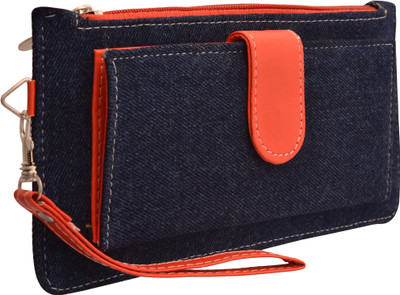 TAP FASHION Casual Orange Clutch