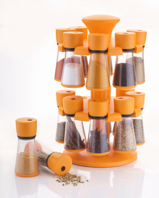 Jen 16- Jar Orange Revolving Spice Rack / Masala Box Condiment Set(Plastic)
Jen 16- Jar Orange Revolving Spice Rack / Masala Box Condiment Set(Plastic)