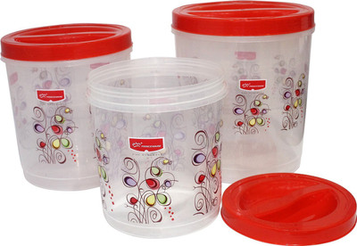Princeware Twister - 9.7 L, 7.14 L, 5.1 L Plastic Grocery Container(Pack of 3, Multicolor)
Princeware Twister - 9.7 L, 7.14 L, 5.1 L Plastic Grocery Container(Pack of 3, Multicolor)