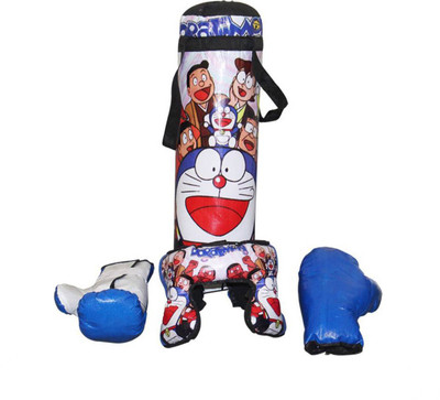 BUY INDIAN MADE DOREMON PUNCHING BAG FOR KIDS(MEDIUM SIZE) Double Ended Bag(MEDIUM, 40 kg)