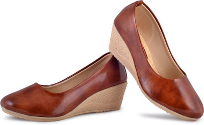 PIPILIKA Wedges For Women(Brown