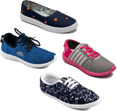 Asian Women Casual & Running Shoes Combo Pack of 4 Walking Shoes For Women(Multicolor
Asian Women Casual & Running Shoes Combo Pack of 4 Walking Shoes For Women(Multicolor
