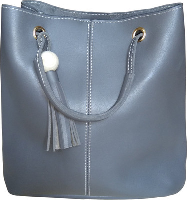 vea Bucket Tote Handbag cum Sling bag Weekender(Grey, 2 L)