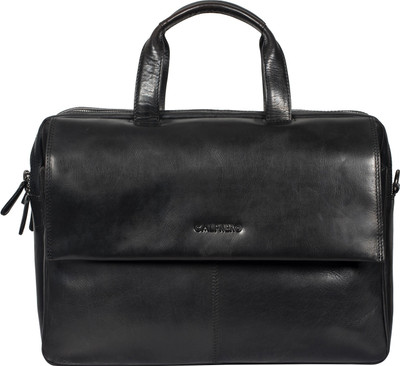 Calfnero B-04-Black Messenger Bag(Black, 41 inch)