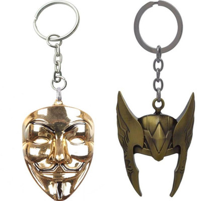 MGP Fashion golden helmet mask and shine gold vendetta mask combo car, bike,gift Key Chain(Gold)
MGP Fashion golden helmet mask and shine gold vendetta mask combo car, bike,gift Key Chain(Gold)