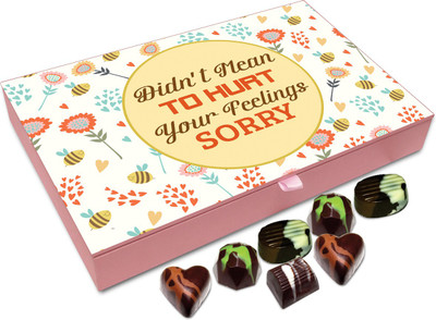 Chocholik Gift Box - Didn't Mean To Hurt Your Feelings Chocolate Box - 12pc Truffles(144 g)
Chocholik Gift Box - Didn't Mean To Hurt Your Feelings Chocolate Box - 12pc Truffles(144 g)