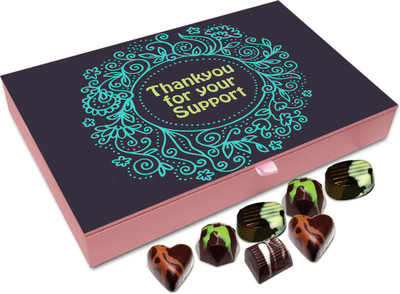 Chocholik Gift Box - Thanks For Your Support Chocolate Box - 12pc Truffles(144 g)
Chocholik Gift Box - Thanks For Your Support Chocolate Box - 12pc Truffles(144 g)