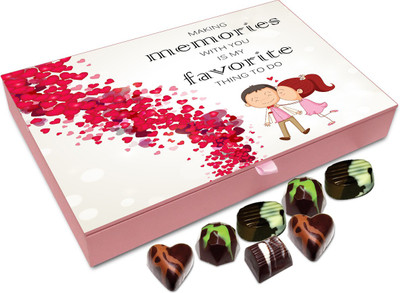 Chocholik Gift Box - Making Memories With You Chocolate Box - 12pc Truffles(144 g)
Chocholik Gift Box - Making Memories With You Chocolate Box - 12pc Truffles(144 g)
